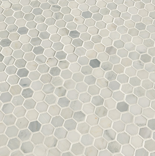 ARABESCATO CARRARA HEXAGON MOSAIC