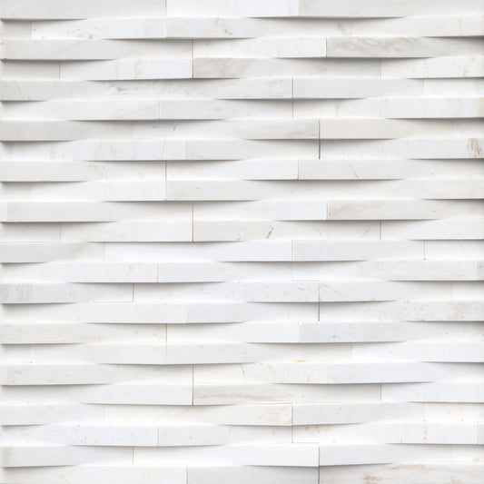 COSMIC WHITE 3D WAVE 6X24 PANEL