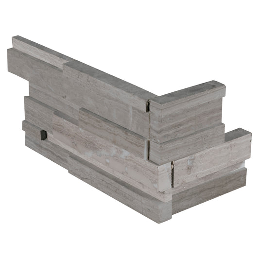 GRAY OAK 3D HONED LEDGER CORNER