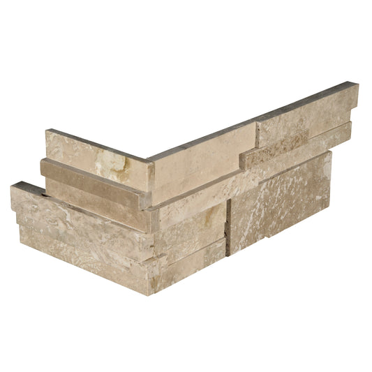 DURANGO CREAM SPLITFACE LEDGER CORNER