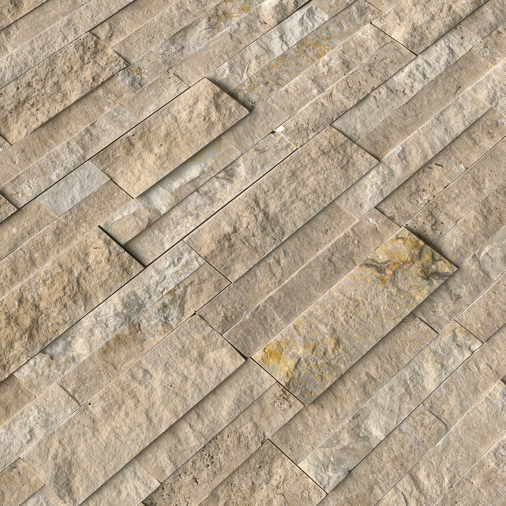 DURANGO CREAM SPLITFACE 6x24 PANEL