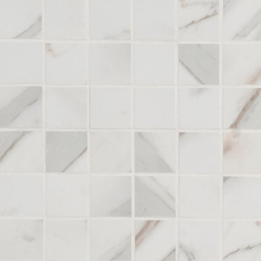 PIETRA CALACATTA 2X2 MOSAIC MATTE