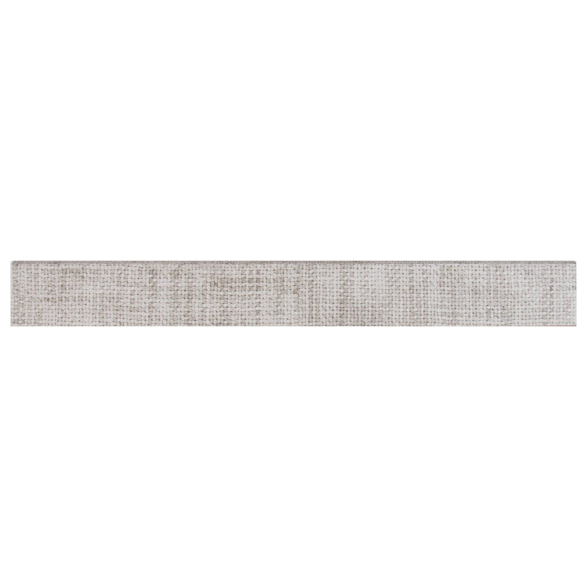 TEKTILE CROSSHATCH GRAY 3X24 BULLNOSE