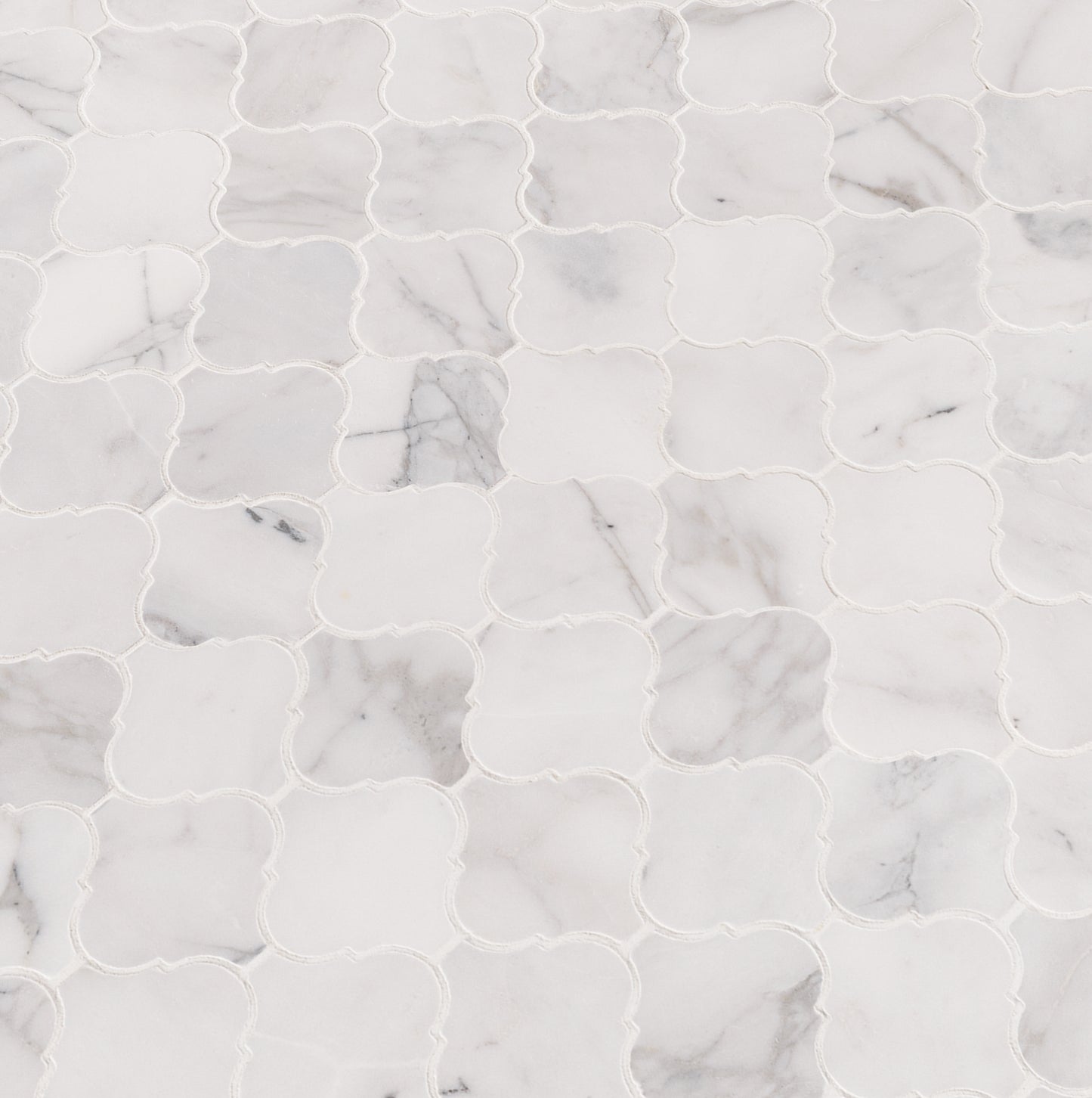 CALACATTA CRESSA ARABESQUE MOSAIC