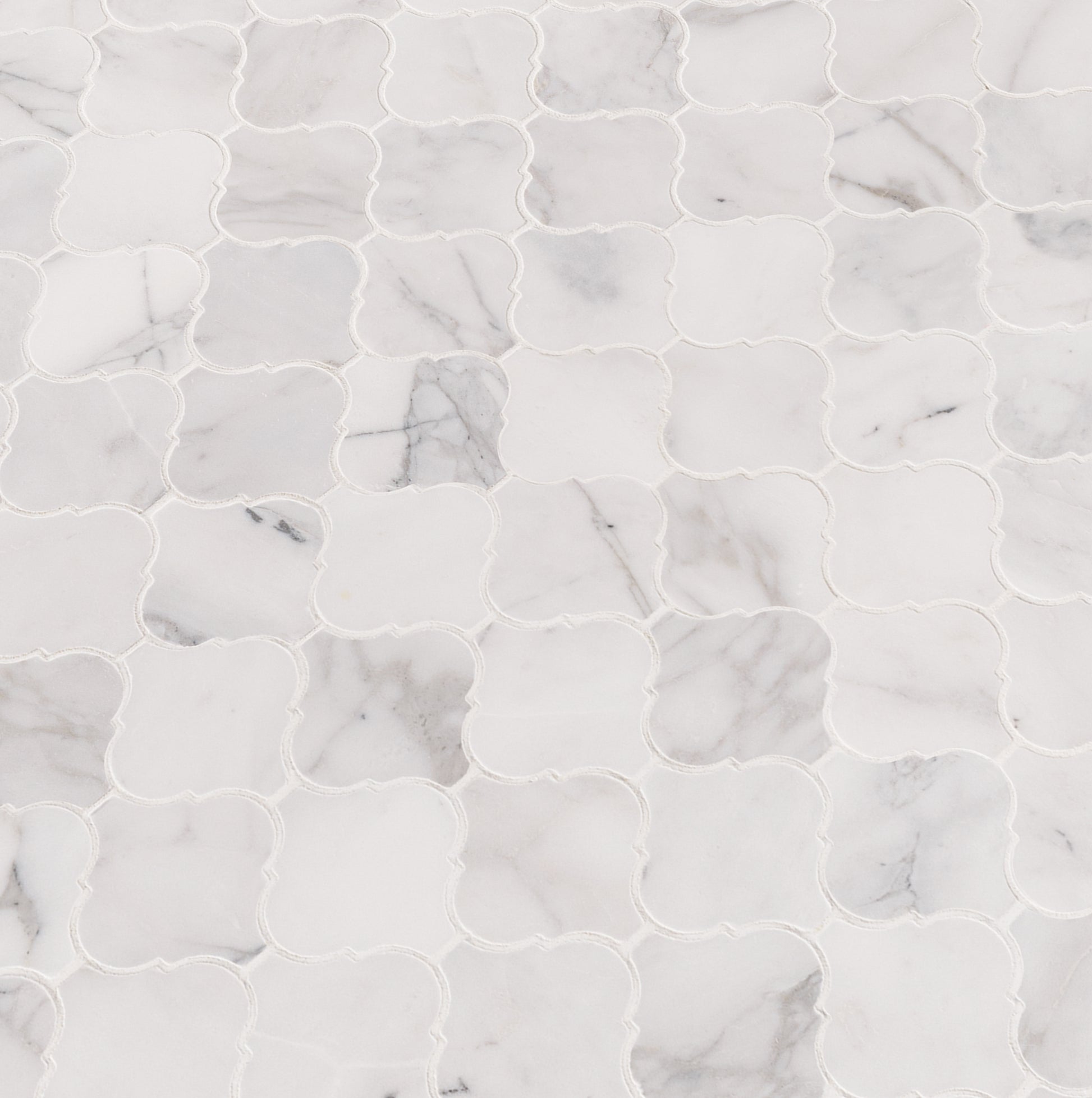 CALACATTA CRESSA ARABESQUE MOSAIC
