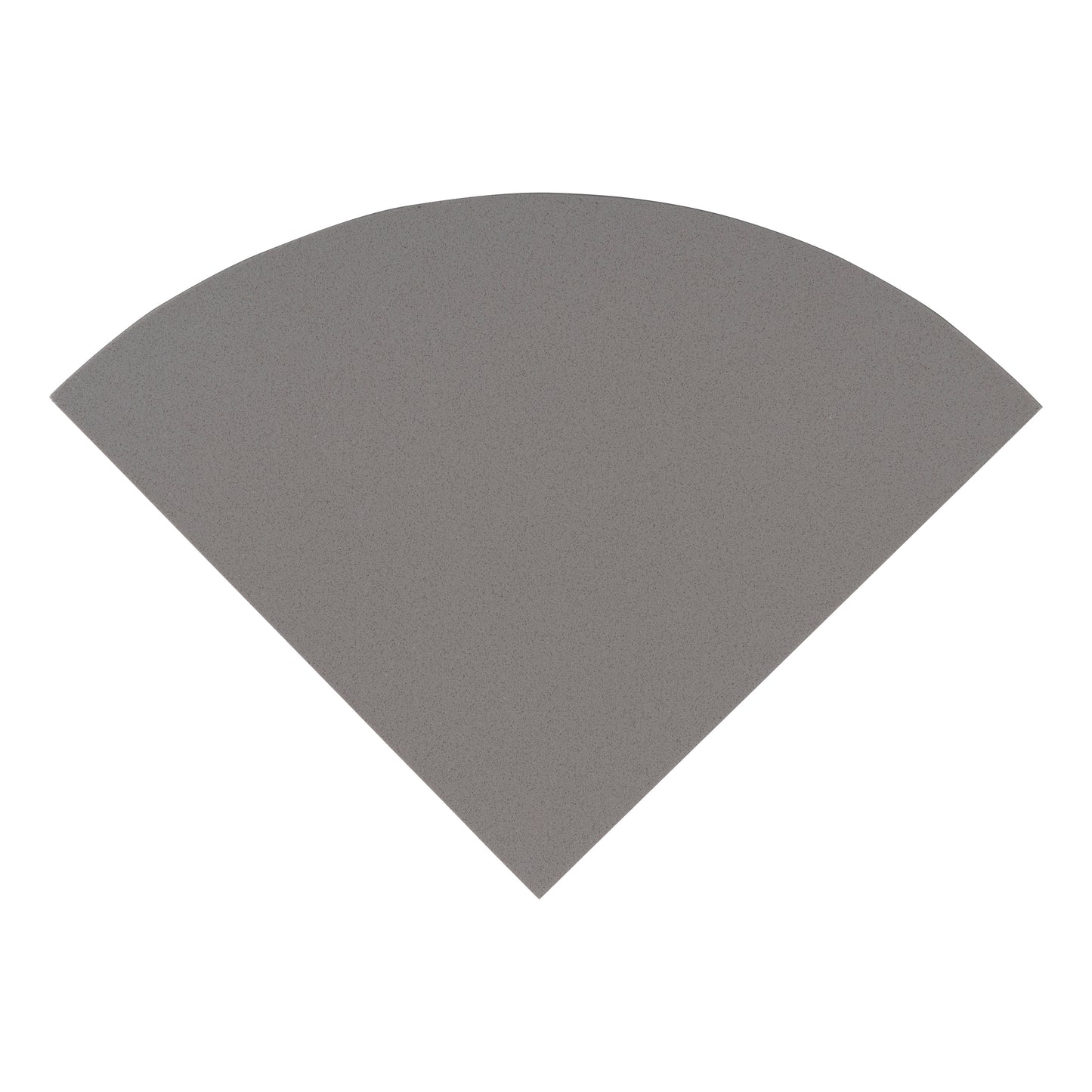 ENGINEERED GRAY RADIUS CORNER SHELF
