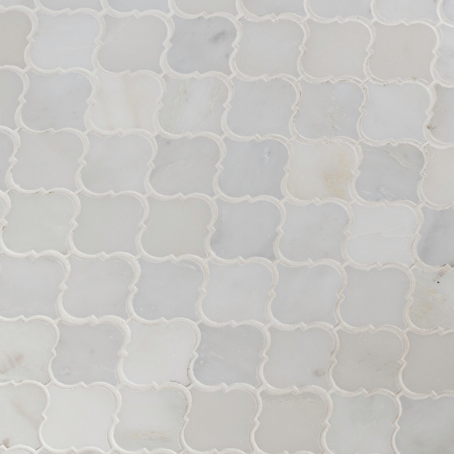 GREECIAN WHITE ARABESQUE MOSAIC