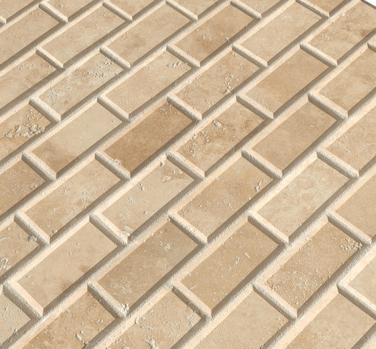 TUSCANY IVORY 2X4 MOSAIC