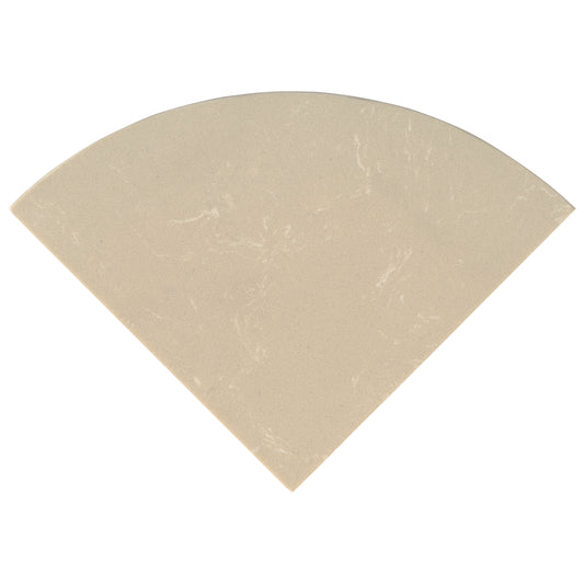 ENGINEERED BEIGE MARBLE 18" RADIUS SEAT