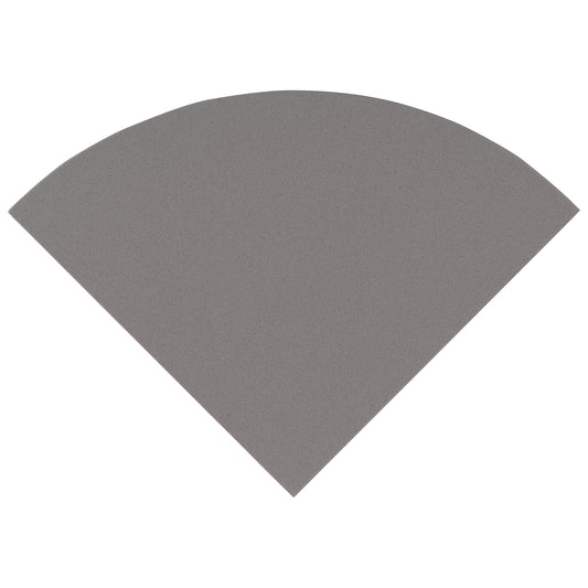 ENGINEERED GRAY MARBLE 18" RADIUS SEAT