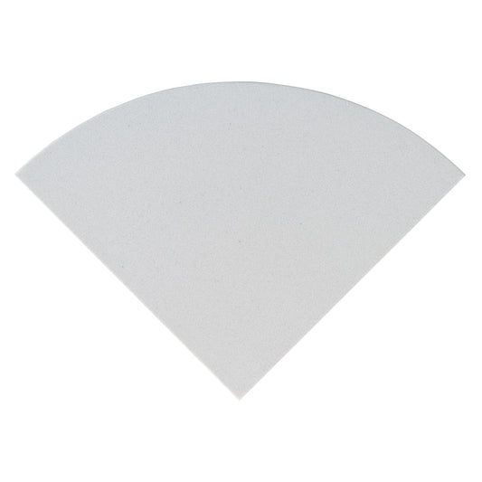ENGINEERED WHITE MARBLE 18" RADIUS SEAT