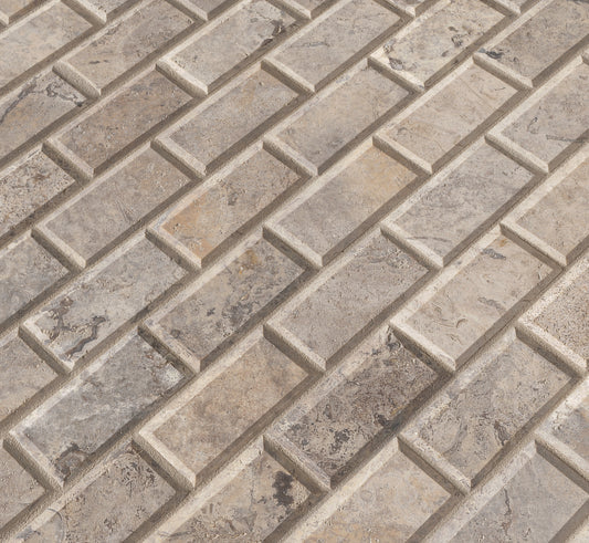 SILVER 2X4 MOSAIC