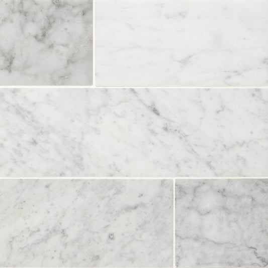 CARRARA WHITE 4X12 HONED