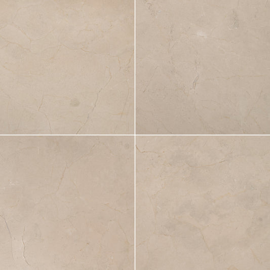 CREMA MARFIL 12X12 HONED CLASSIC