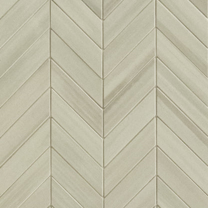 WATERCOLOR BIANCO CHEVRON 12X15 MOSAIC