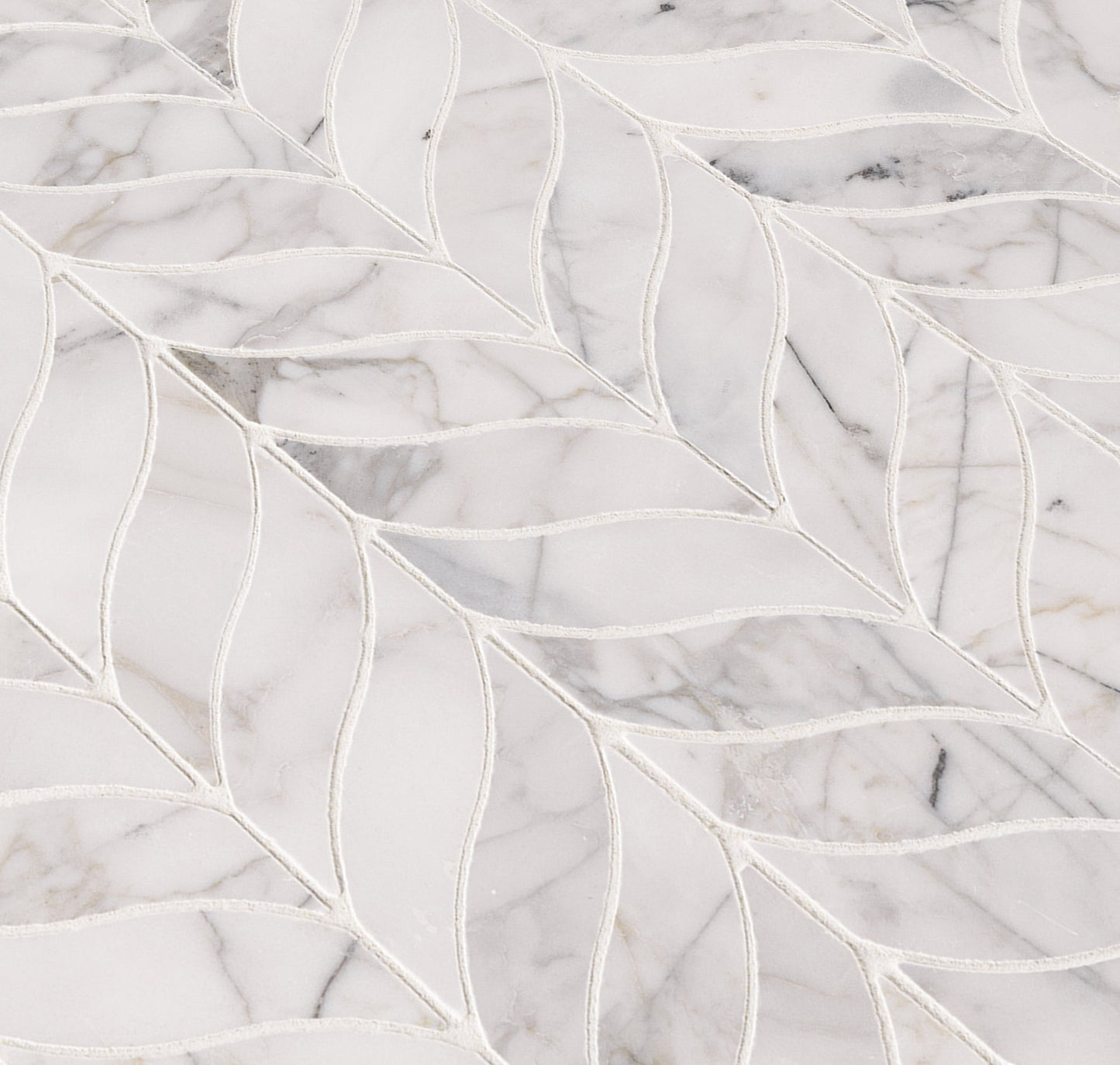 CALACATTA CRESSA LEAF MOSAIC