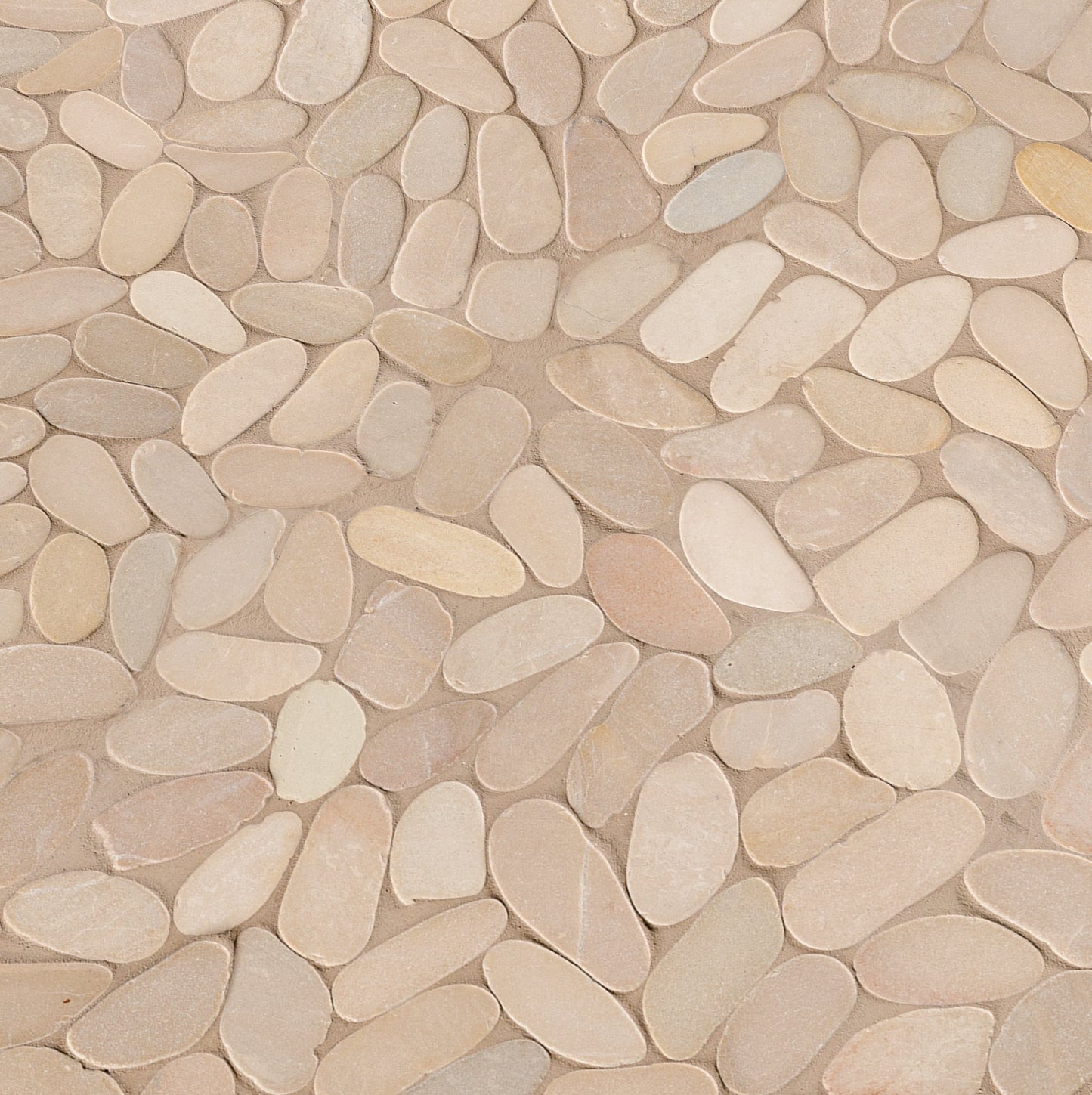 SLICED EARTH PEBBLES MESH BACKED